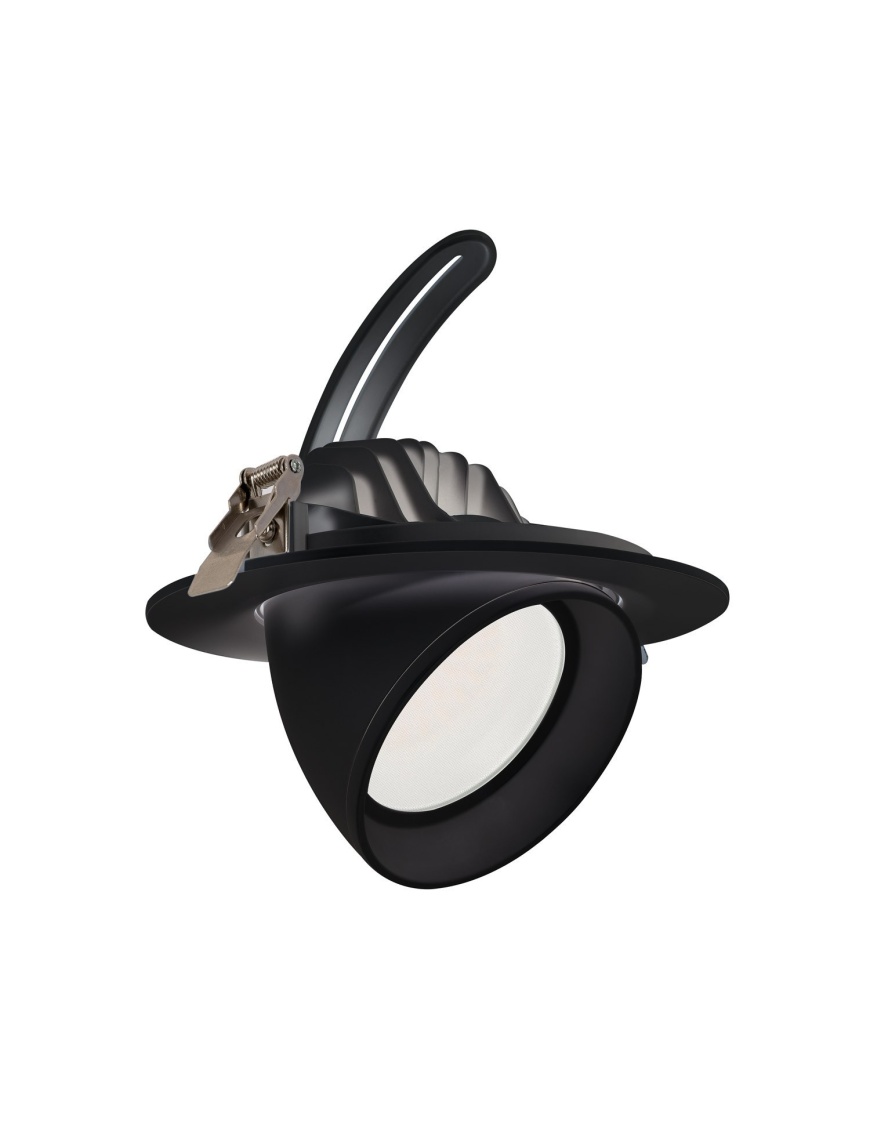 Spot Downlight LED Orientable Rond 38W 120lm/W CCT  Noir LIFUD No Flicker