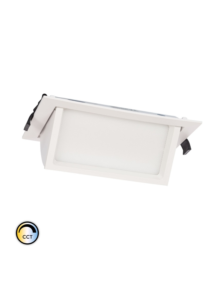 Spot Downlight LED Rectangulaire Orientable 38W 120 lm/W  CCT No Flicker