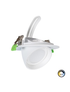 Spot Downlight LED Rond Orientable 38W 120 lm/W  CCT LIFUD No Flicker