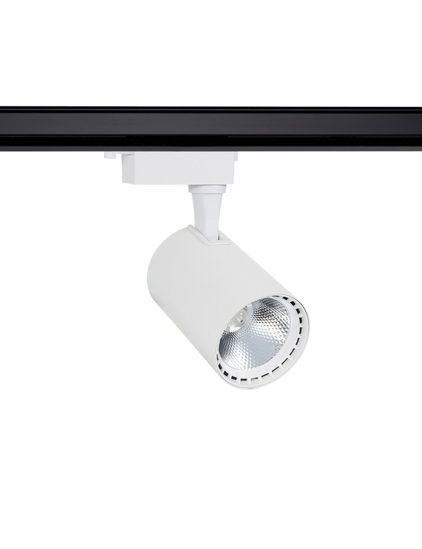 Spot LED Bron 30W Blanc pour Rail Monophasé