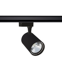 Spot LED Bron 40W Noir pour Rail Monophasé