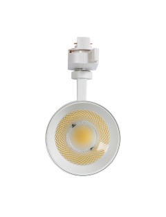 Spot LED New Mallet Dimmable CCT Sélectionnable 20W (UGR 15) pour Rail Monophasé