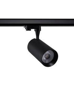 Spot LED Vulcan 30W Noir pour Rail Triphasé (3 Allumages)