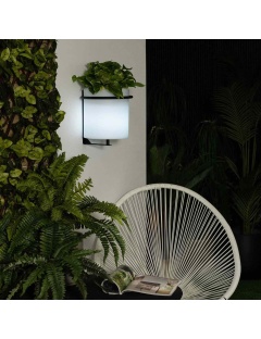 Lampe Murale LED Extérieure Jardinière RGBW 22cm Rechargeable IP65