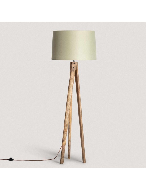 Lampadaire en bois Kumar ILUZZIA