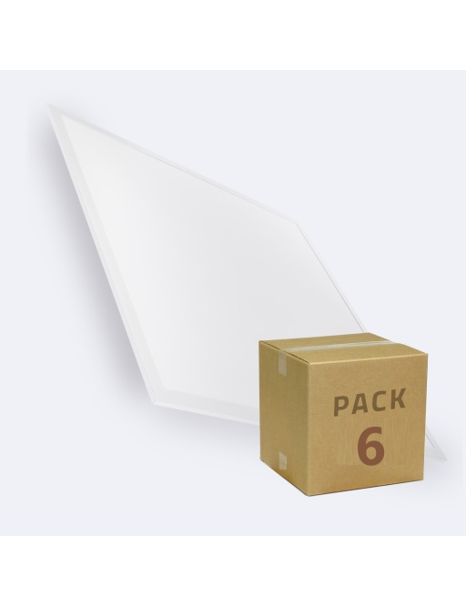 Pack 6 Dalle LED 60x60 cm...