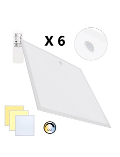 Pack 6 Panneaux LED 60x60...