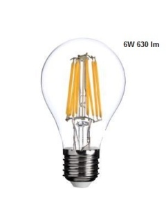 Ampoule LED E27 Variable Filament Classic A60 6W