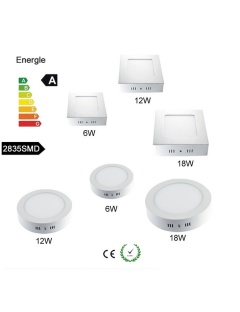 Plafonnier Surface LED 6W / 12CM