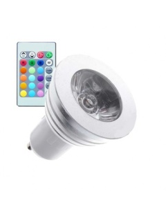 Spot LED RVB E27 E14 GU10 +...