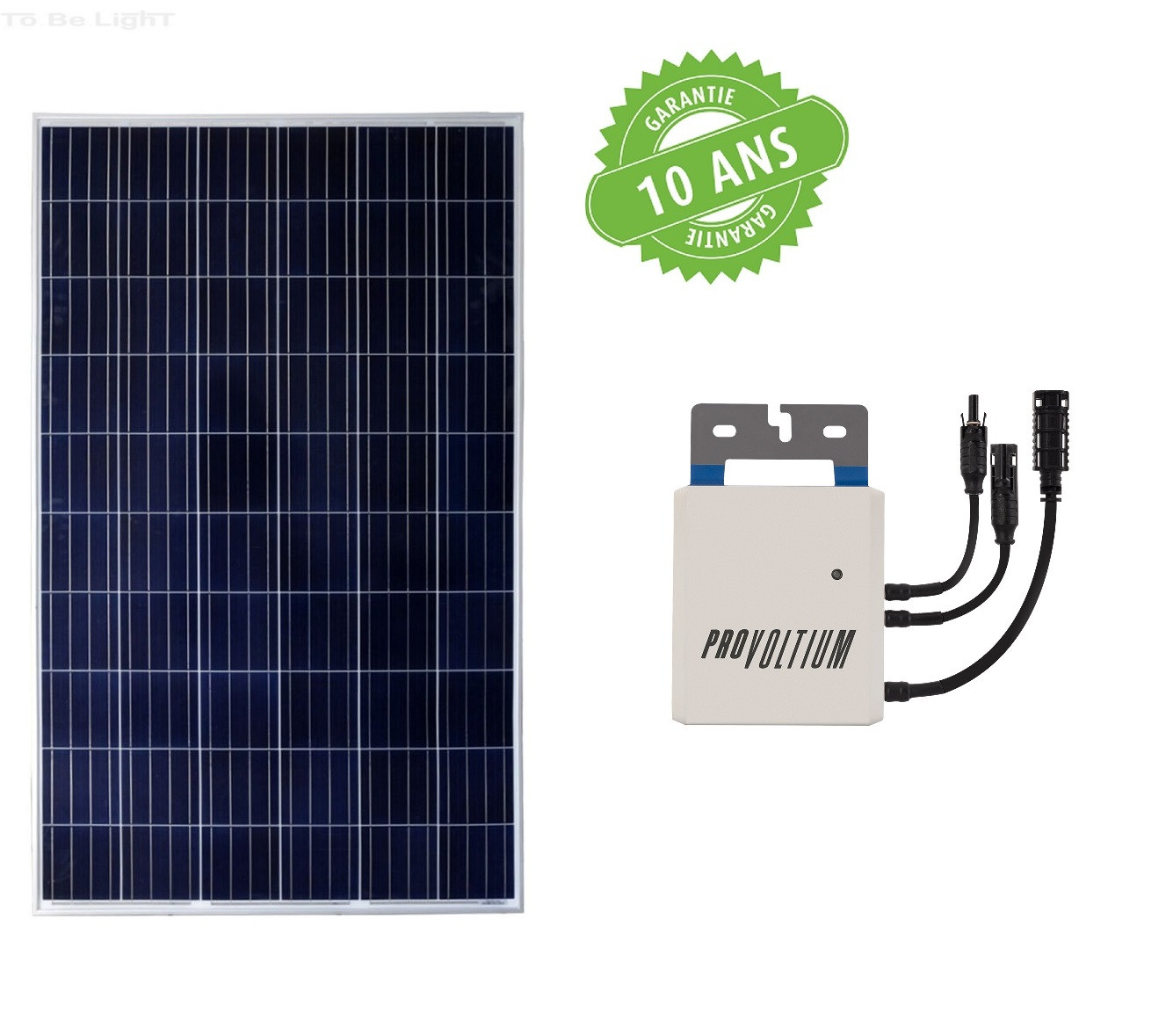 Kit Panneau Solaire Photovoltaïque Polycristallin 275W + Onduleur 250W